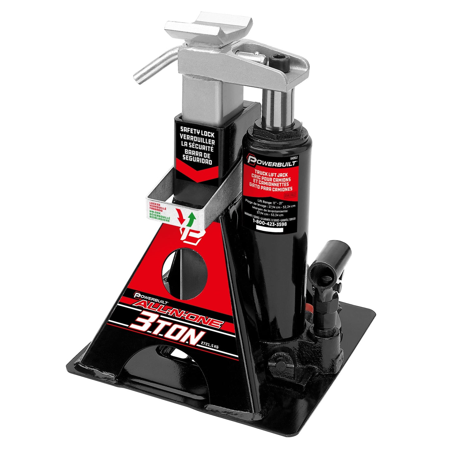 MoTLEY Industries - 3 Ton All-in-One Jackstand/Bottle Jack