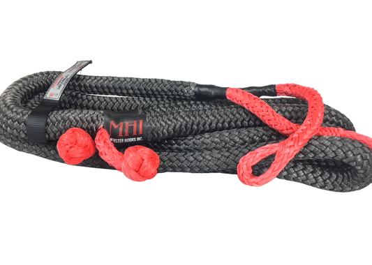 7/8" KINETIC RECOVERY ROPE W BUILT IN SPECTRA SOFT SHACKLES