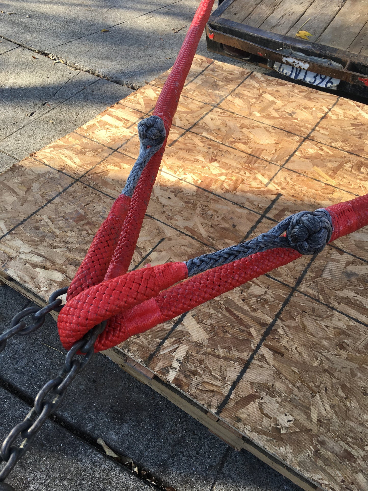 7/8" KINETIC RECOVERY ROPE W BUILT IN SPECTRA SOFT SHACKLES