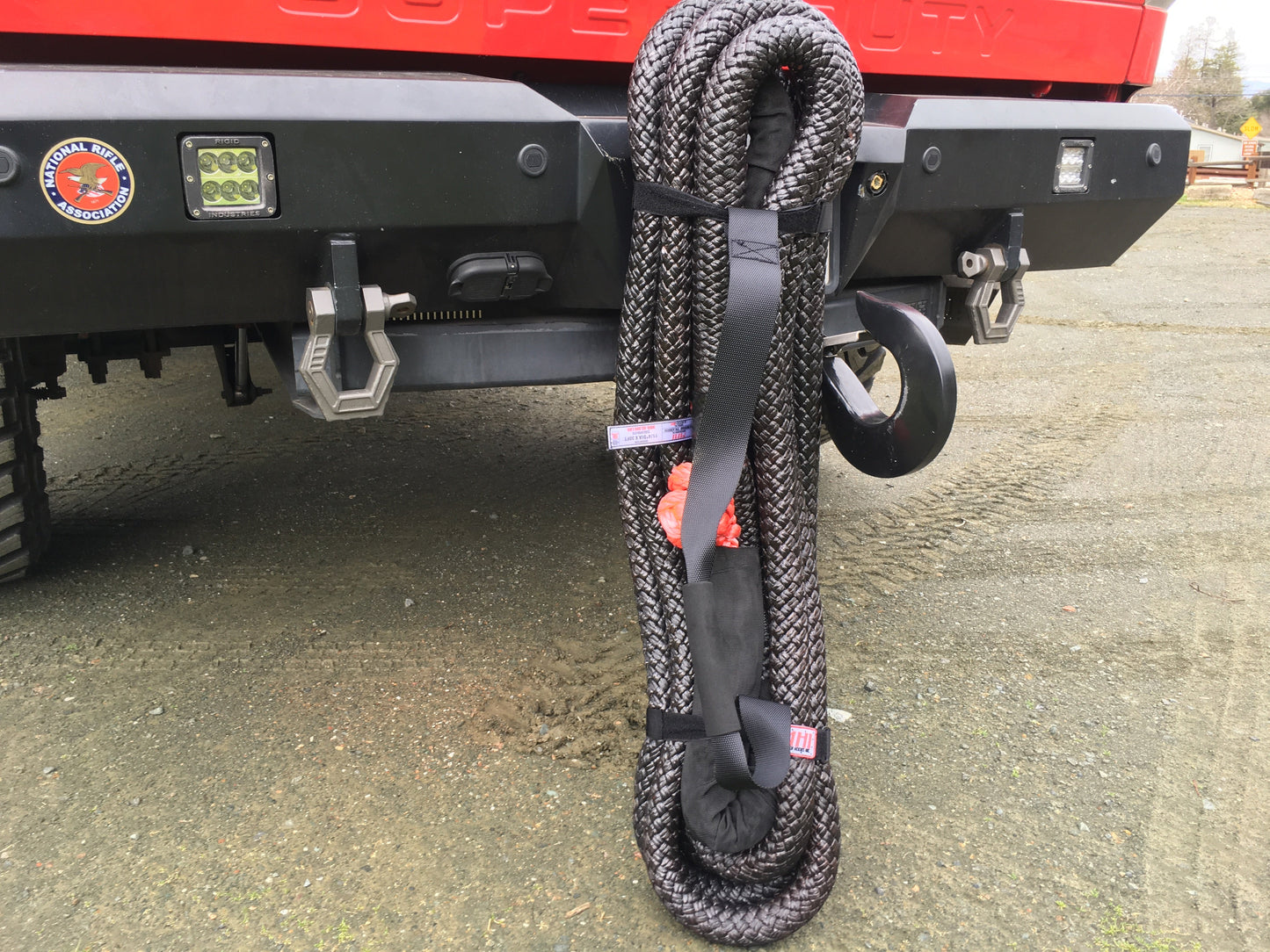1 1/4" Recovery Rope W/ Built In Soft Shackles