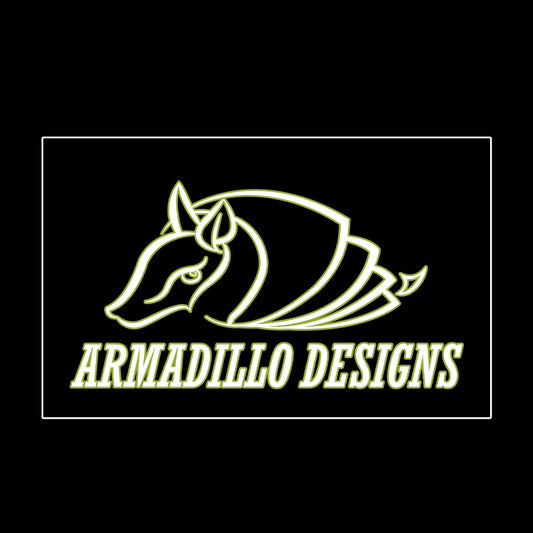 Glow in the Dark Armadillo Patch