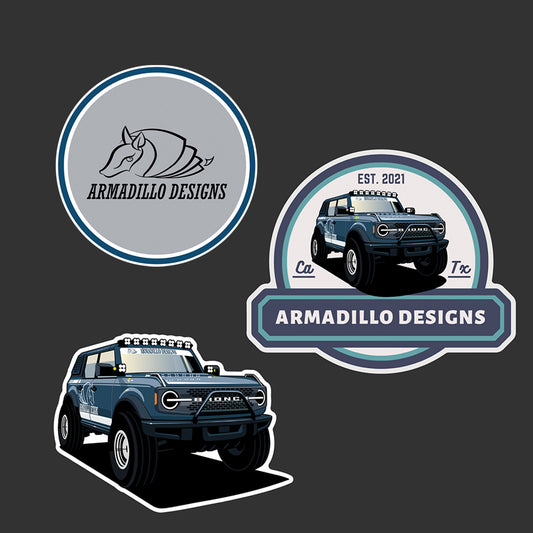 Armadillo Designs Sticker Pack